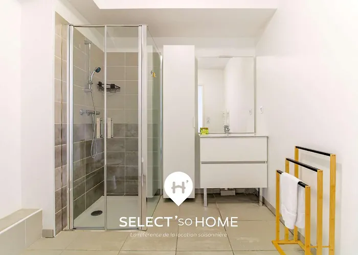 Select'sohome - Pour 4 Personnes Avec Parking Prive Et Grande Terrasse ! - Lavand'or Apartament